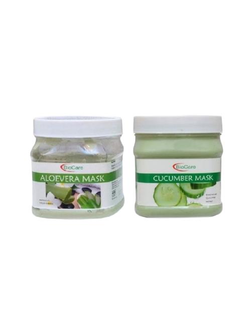 biocare aloevera mask 500gm and cucumber mask 500gm - 16863164 - Standard Image - 1