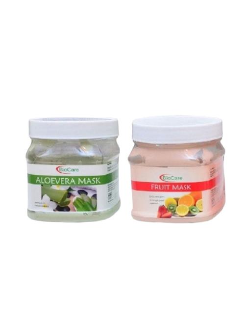 biocare aloevera mask 500gm and fruit mask 500gm - 16863166 - Standard Image - 1