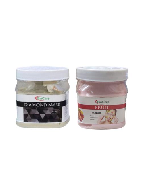 biocare diamond mask 500gm and fruit scrub 500gm - 16863184 - Standard Image - 1