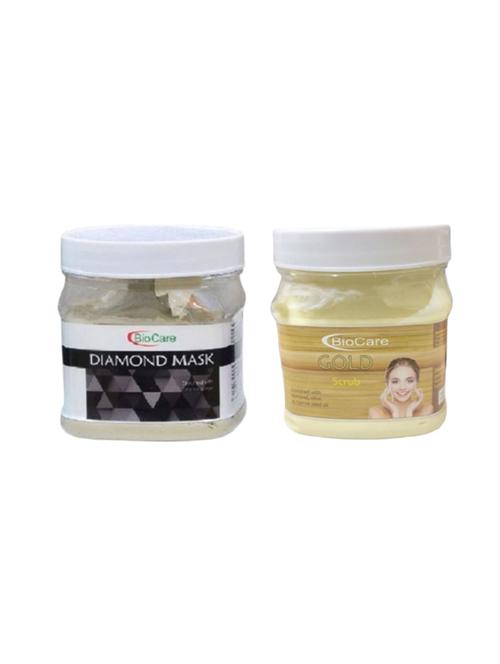 biocare diamond mask 500gm and gold scrub 500gm - 16863185 - Standard Image - 1