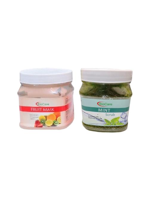 biocare fruit mask 500gm and mint scrub 500gm - 16863188 - Standard Image - 1