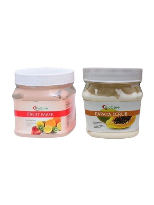 biocare fruit mask 500gm and papaya scrub 500gm - 16863191 - Standard Image - 1