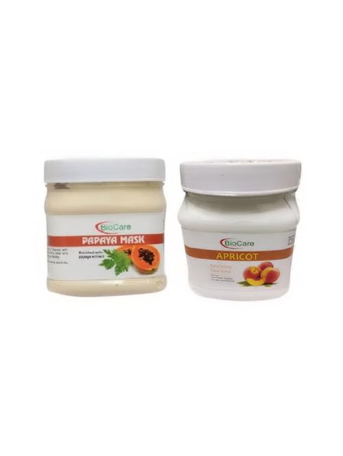 biocare papaya mask 500gm and apricot scrub 500gm - 16863202 - Standard Image - 1