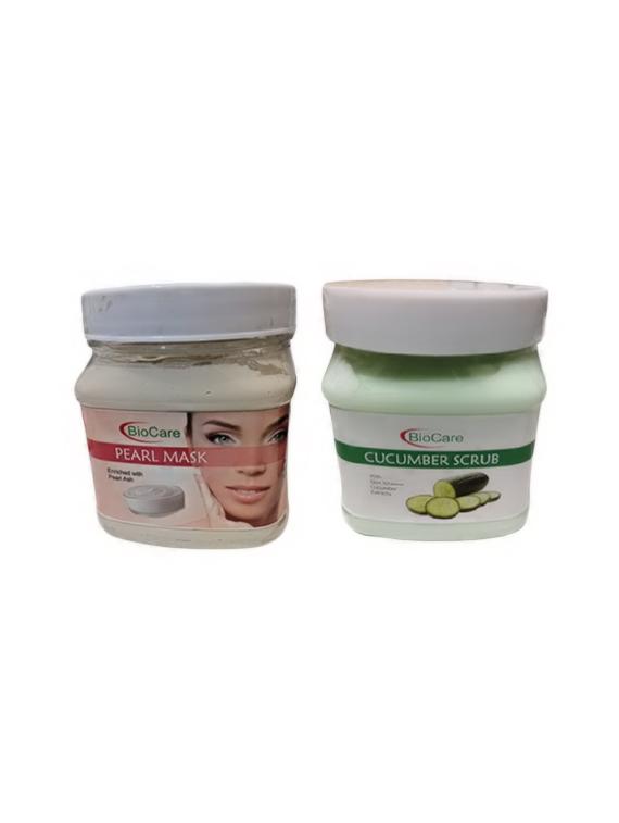 biocare pearl mask 500gm and cucumber scrub 500gm - 16863208 - Zoom Image - 1