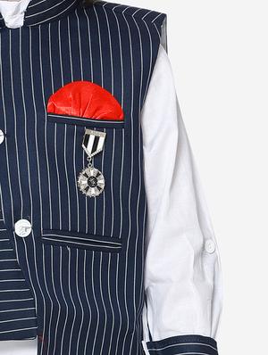 navy blue cotton kurta sets - 16863763 - Standard Image - 4