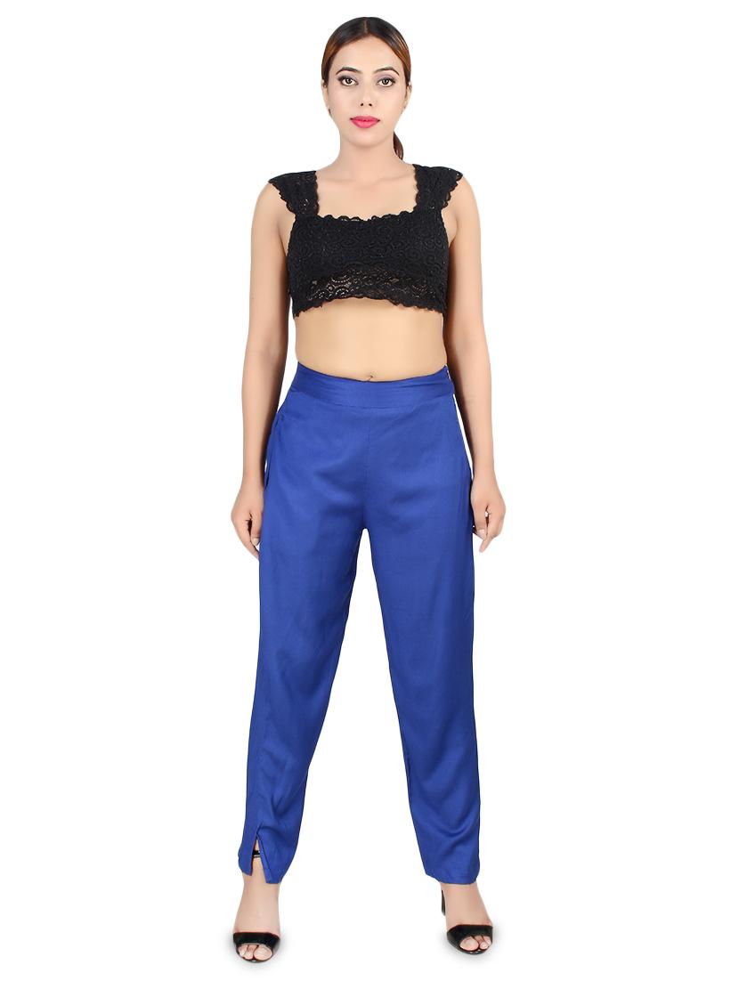 high rise solid trouser - 16864609 - Zoom Image - 4