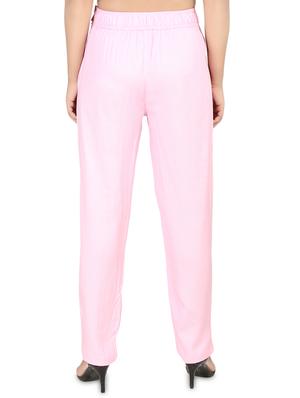 high rise solid trouser - 16864613 - Standard Image - 3