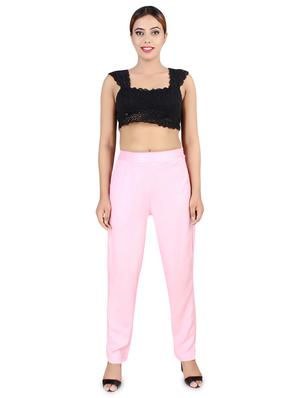 high rise solid trouser - 16864613 - Standard Image - 4