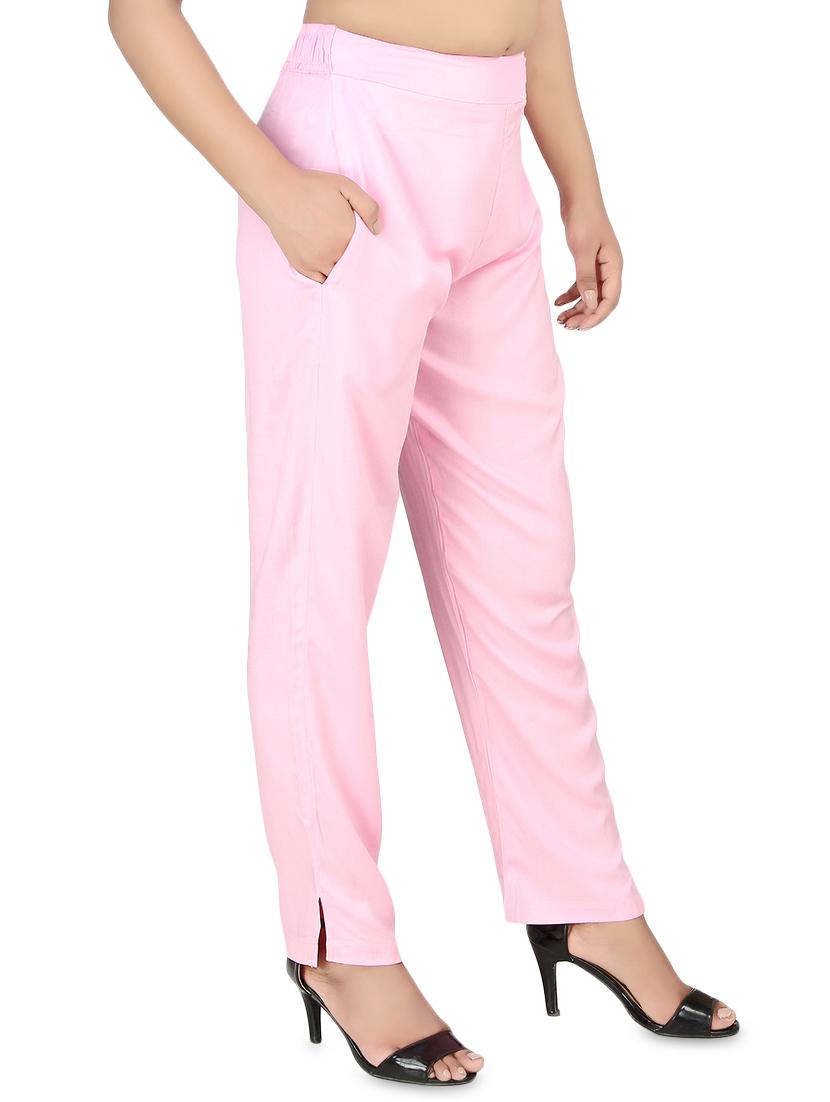 high rise solid trouser - 16864613 - Zoom Image - 2