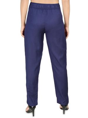 high rise solid trouser - 16864619 - Standard Image - 3