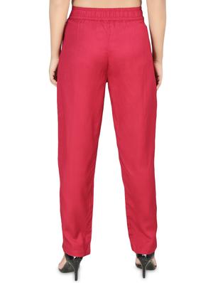 high rise solid trouser - 16864620 - Standard Image - 3