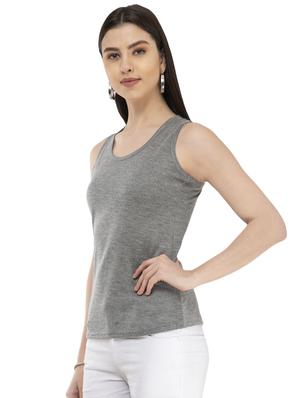 racer back solid tank top - 16864633 - Standard Image - 2