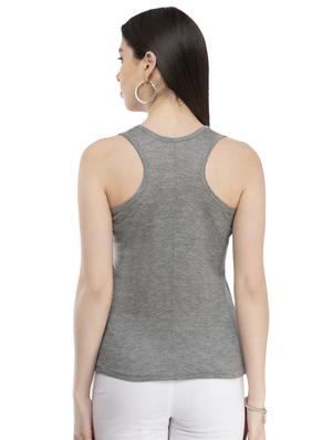 racer back solid tank top - 16864633 - Standard Image - 3