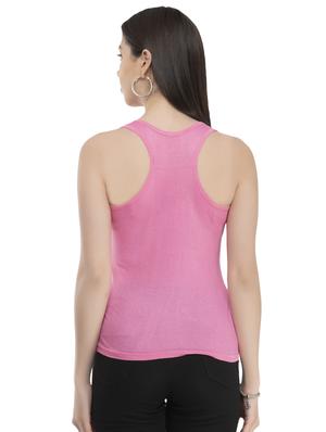 racer back solid tank top - 16864639 - Standard Image - 3