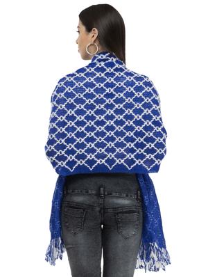 self design woolen reversible shawl - 16864640 - Standard Image - 3