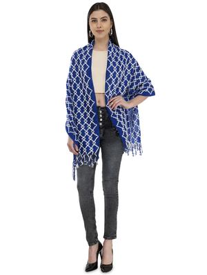 self design woolen reversible shawl - 16864640 - Standard Image - 4