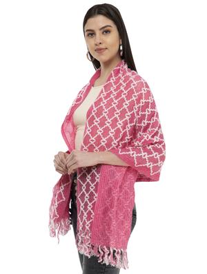 self design reversible woolen shawl - 16864641 - Standard Image - 2