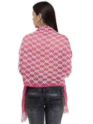 self design reversible woolen shawl - 16864641 - Standard Image - 3