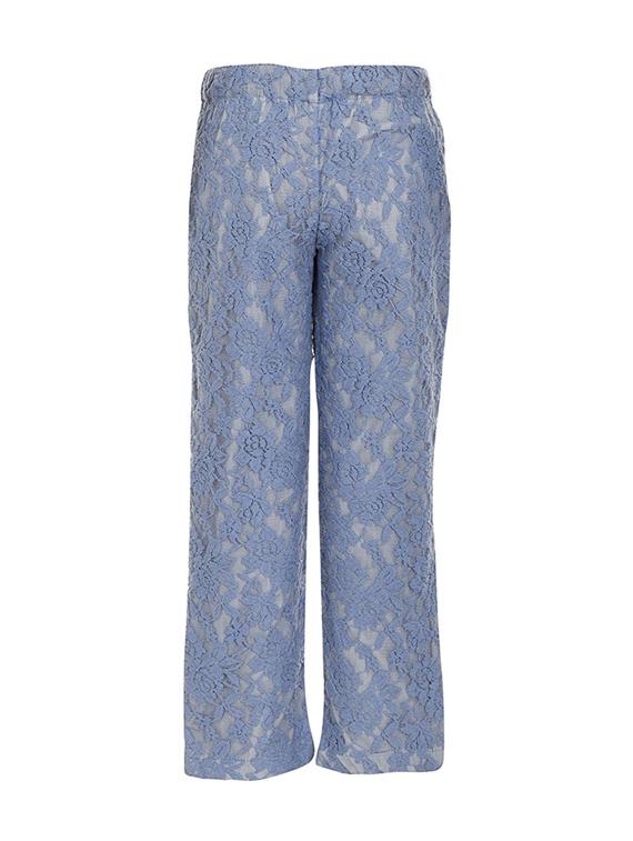 blue cotton palazzo trouser - 16864705 - Zoom Image - 2