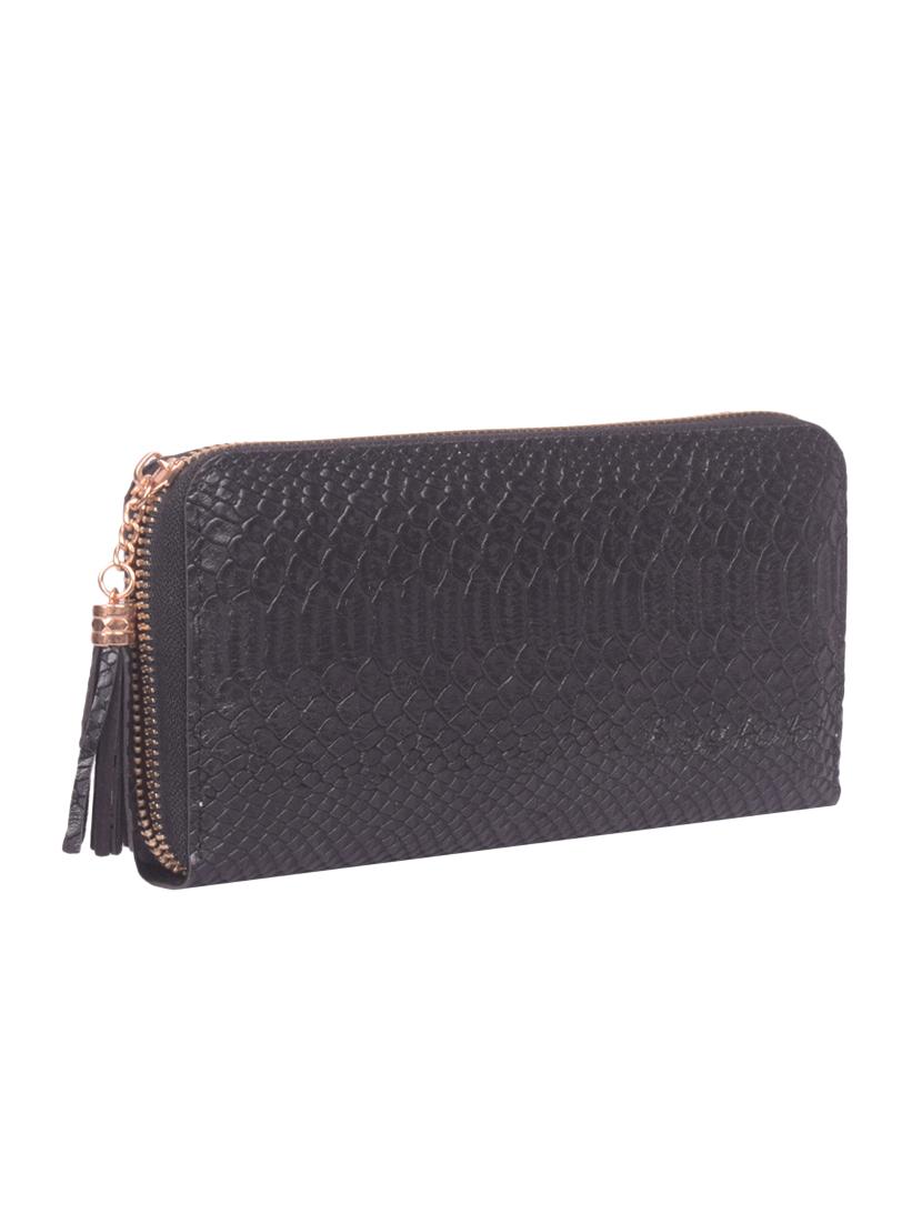 black leatherette clutch - 16864736 - Zoom Image - 4