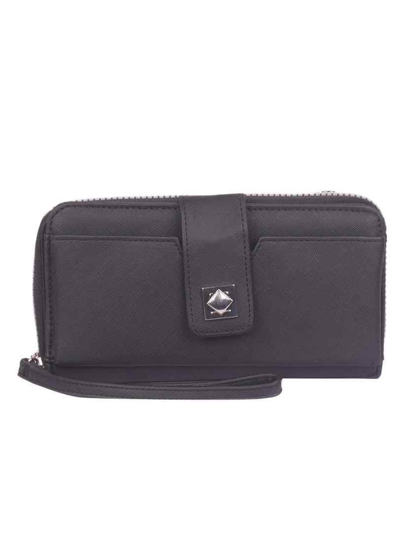 black leatherette clutch - 16864743 - Zoom Image - 1