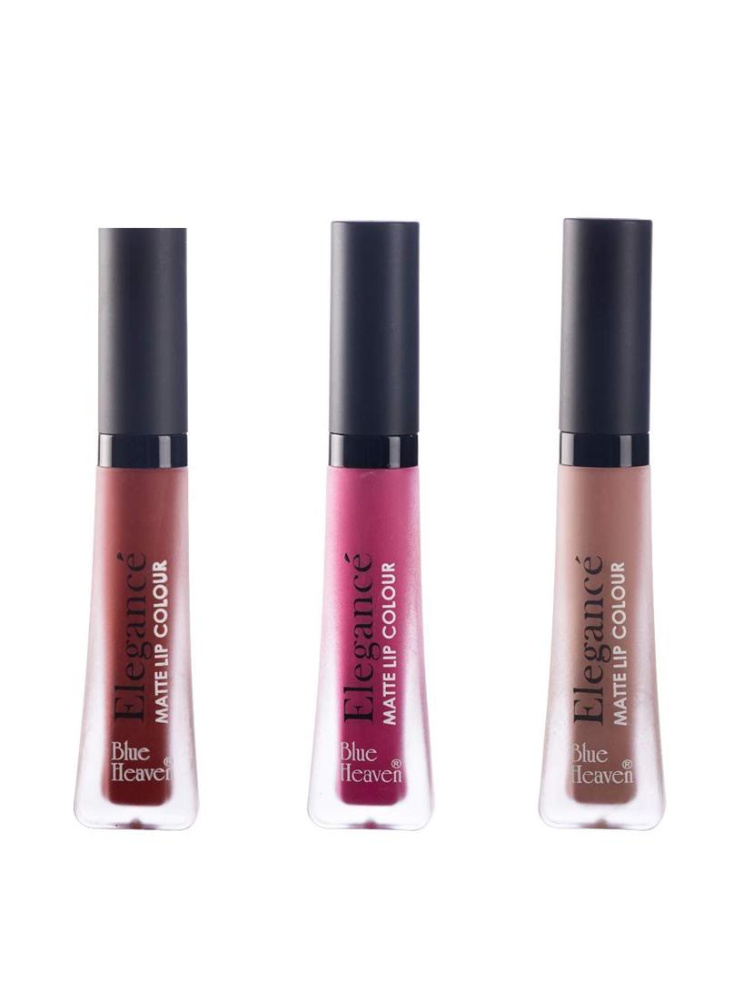 blue heaven elegance waterproof matte lip color (shades-1,8,11) - 16865345 - Zoom Image - 1