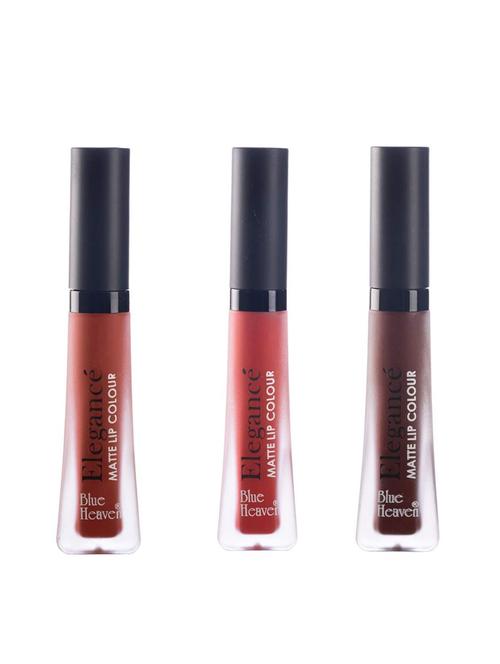blue heaven elegance waterproof matte lip color (shades-2, 3, 5) - 16865346 - Standard Image - 1