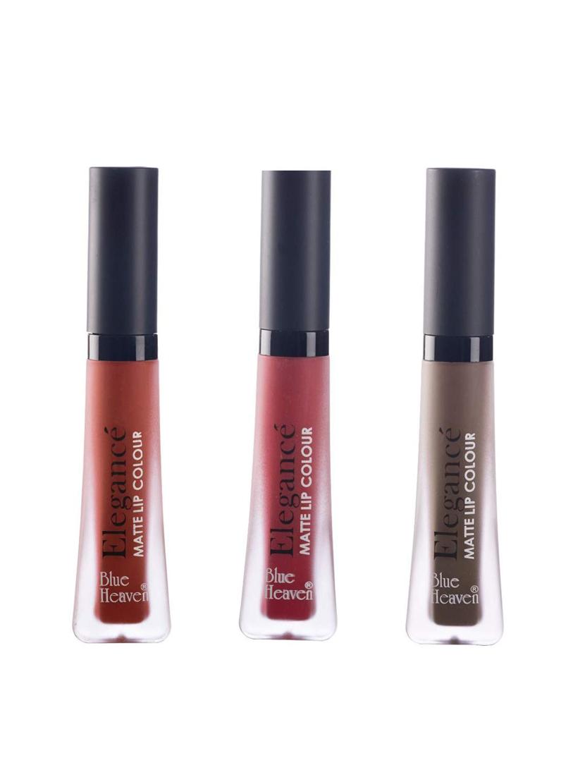 blue heaven elegance waterproof matte lip color (shades-2,10,12) - 16865360 - Zoom Image - 1