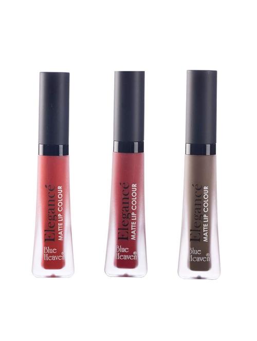 blue heaven elegance waterproof matte lip color (shades-3,10,12) - 16865362 - Standard Image - 1