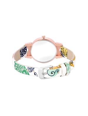 jamvai round shape white dial multi color watch - 16865468 - Standard Image - 3