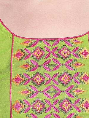 embroidered straight kurta - 16865584 - Standard Image - 4