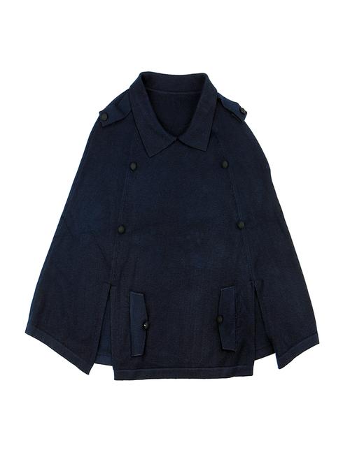 navy blue cotton regular coat - 16866271 - Standard Image - 1