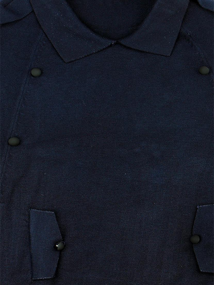 navy blue cotton regular coat - 16866271 - Zoom Image - 3