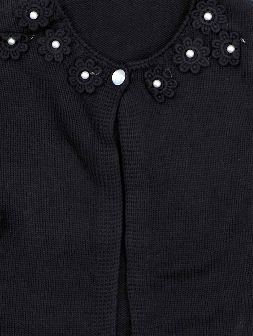 black cotton regular cardigan - 16866273 - Zoom Image - 3