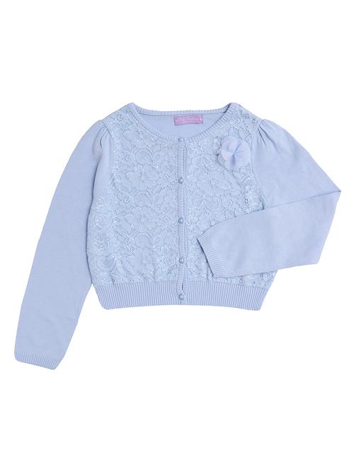 blue cotton regular cardigan - 16866278 - Standard Image - 1