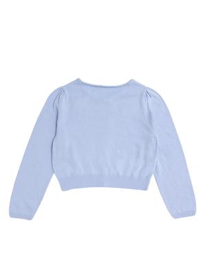 blue cotton regular cardigan - 16866278 - Standard Image - 2
