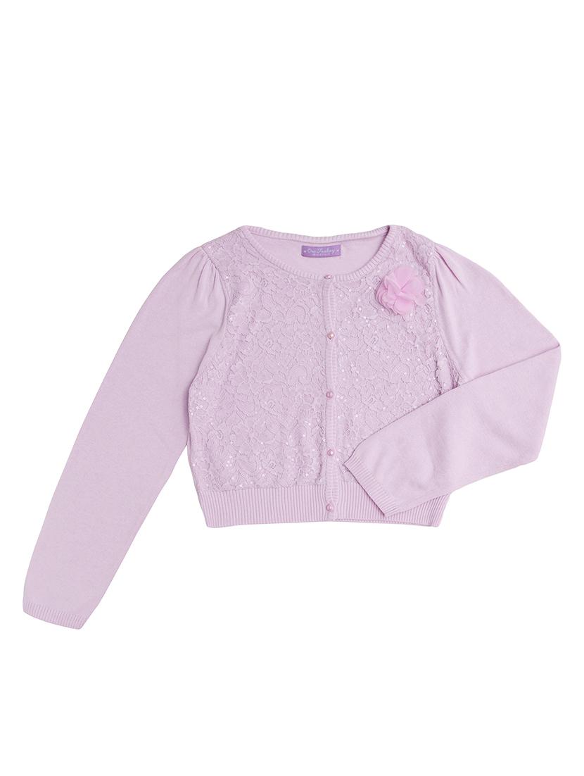 pink cotton regular cardigan - 16866279 - Zoom Image - 1