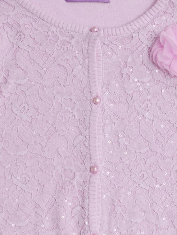 pink cotton regular cardigan - 16866279 - Zoom Image - 3