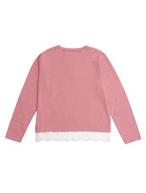 pink cotton regular sweaters - 16866281 - Standard Image - 2