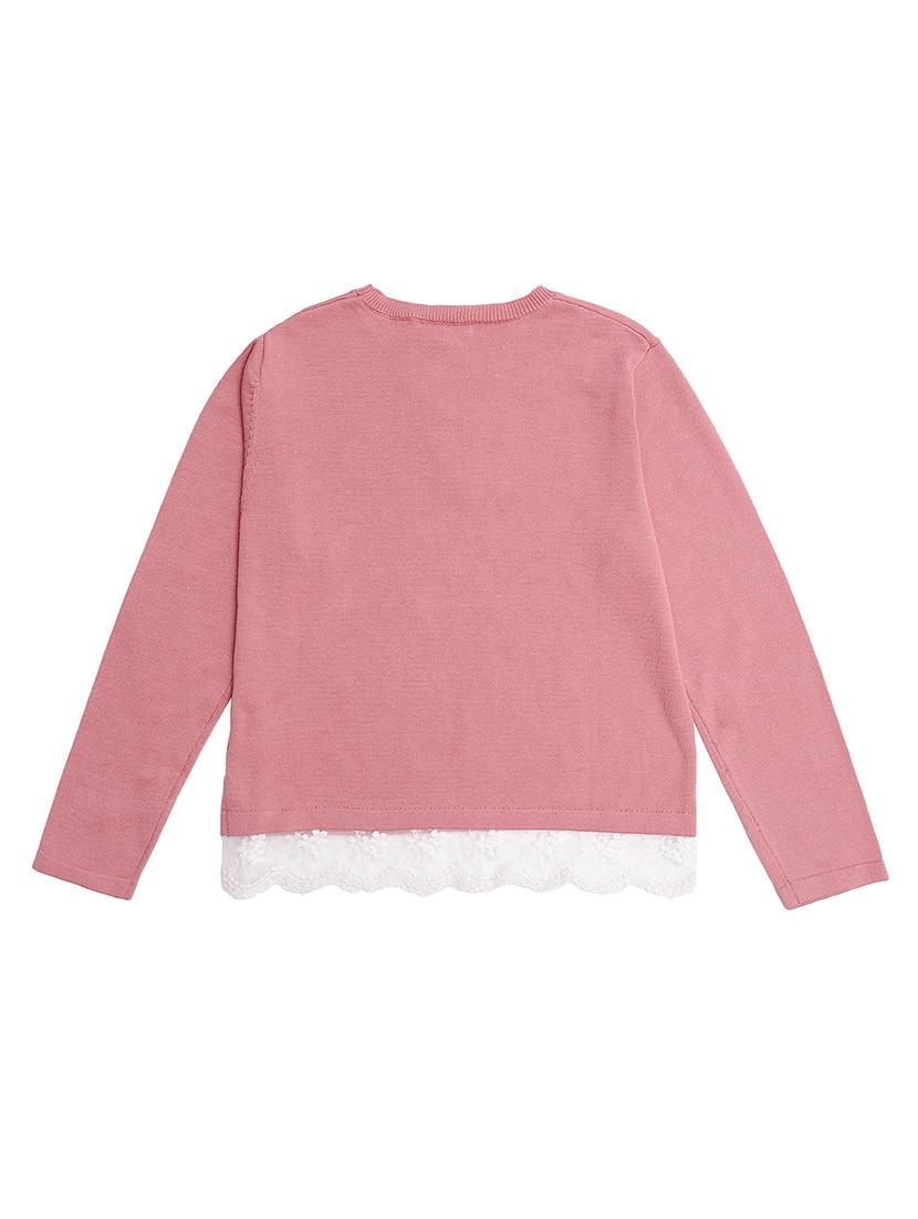 pink cotton regular sweaters - 16866281 - Zoom Image - 2