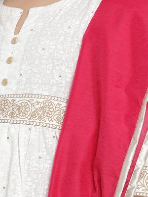 pink cotton blend suit set - 16866360 - Standard Image - 5