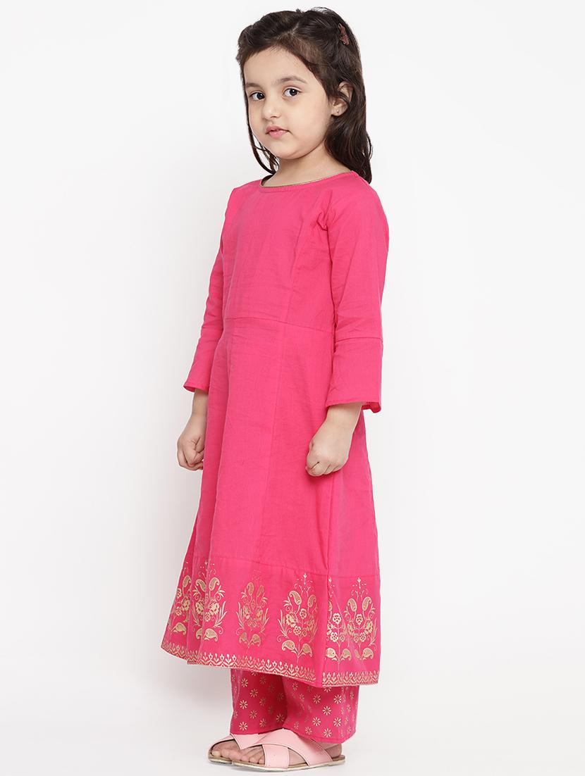 pink cotton suit set - 16866368 - Zoom Image - 2