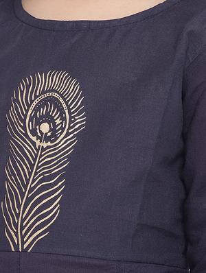 blue cotton suit set - 16866369 - Standard Image - 4