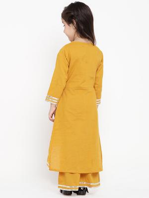 yellow cotton suit set - 16866373 - Standard Image - 3