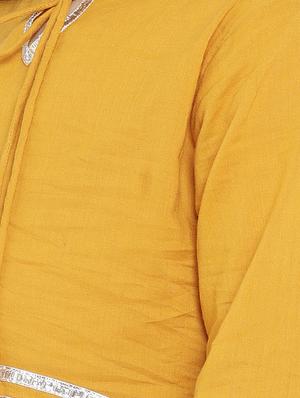yellow cotton suit set - 16866373 - Standard Image - 4