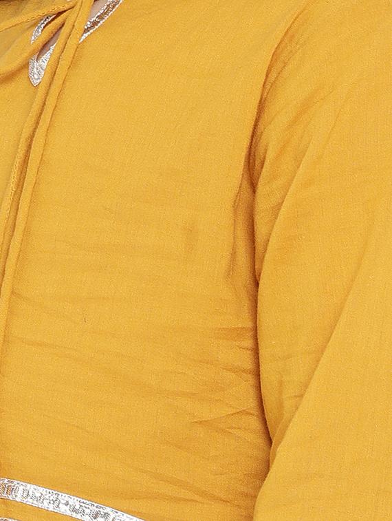 yellow cotton suit set - 16866373 - Zoom Image - 4