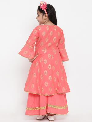 pink cotton suit set - 16866385 - Standard Image - 3