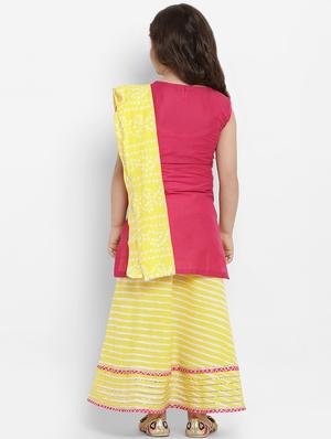 pink cotton suit set - 16866409 - Standard Image - 3
