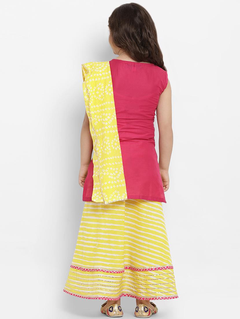 pink cotton suit set - 16866409 - Zoom Image - 3