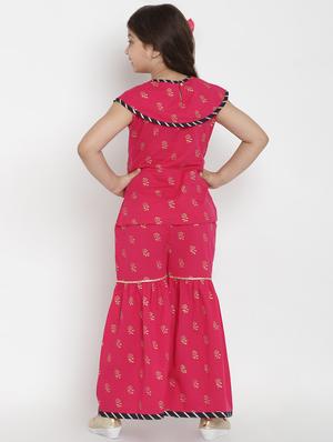 pink cotton suit set - 16866413 - Standard Image - 3